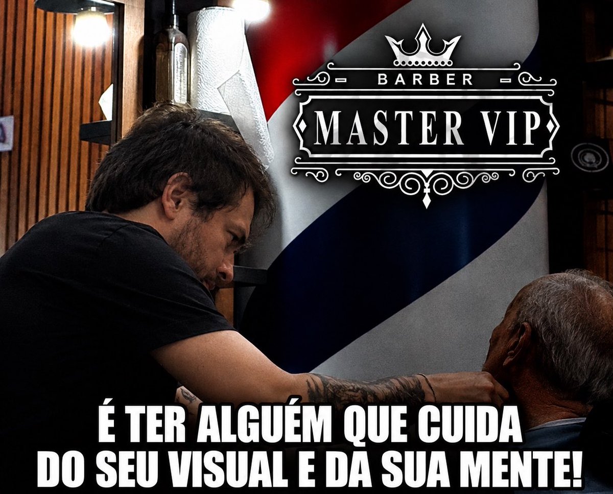 milgraucaceres's tweet photo. A Barbearia Master Vip  não é apenas sobre um corte de cabelo… https://t.co/5OGMT1mUo5