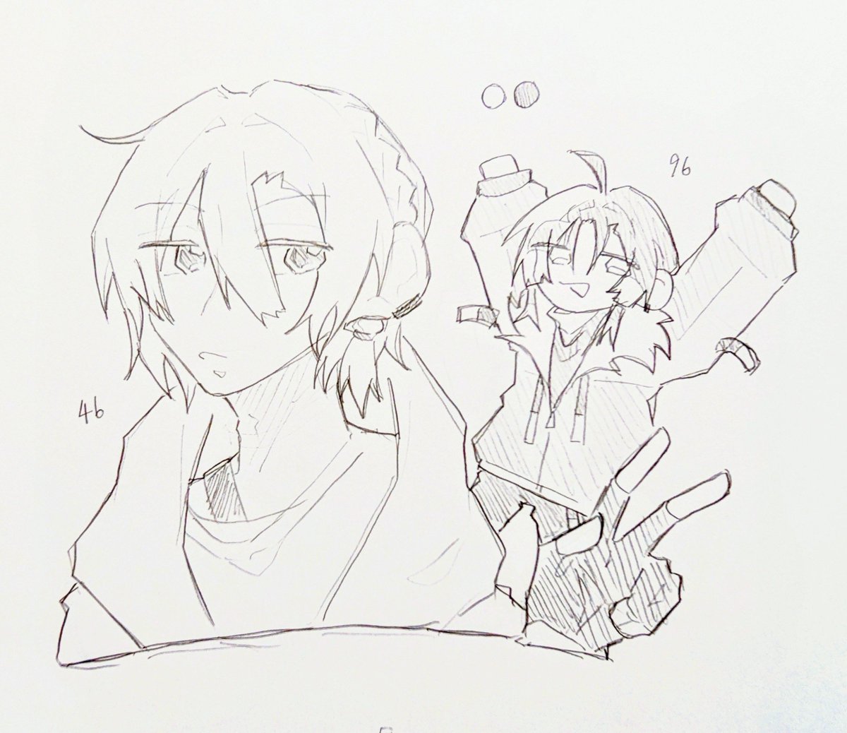 Lycheeri0823's tweet photo. OC
しろくろちゃん https://t.co/jSGU5szCGu
