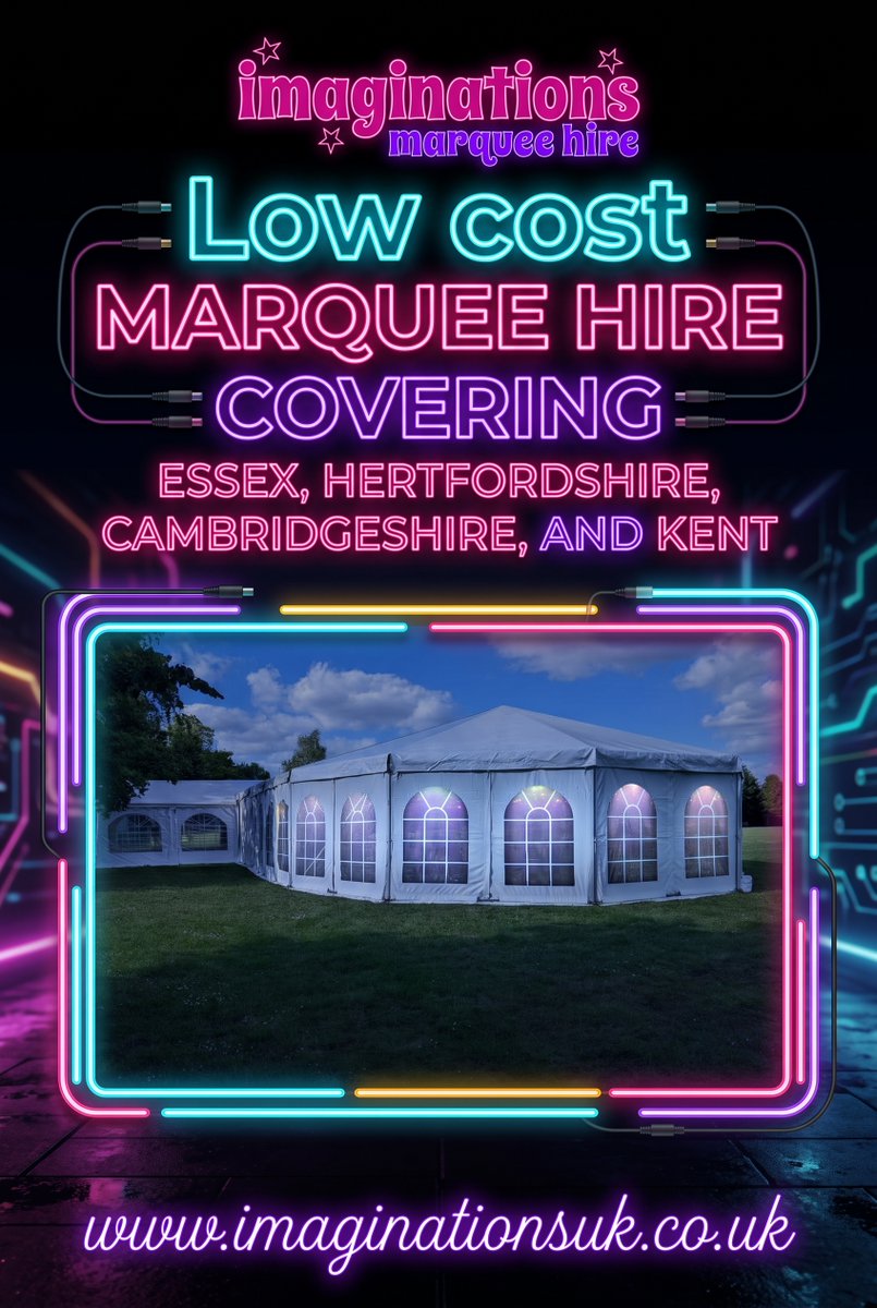 imaginationsuk's tweet photo. Lighting up any event! https://t.co/hd3xECT9OX
#marqueehire #partytenthire #party #event #lightitup #essex #hertfordshire #cambridgeshire #kent https://t.co/Ecuju1Hw4c