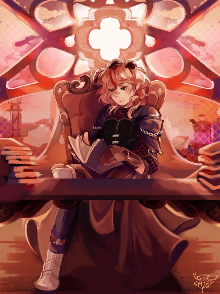 ItsMiaElloso's tweet photo. The library #geminitayfanart https://t.co/8czPf6BupN