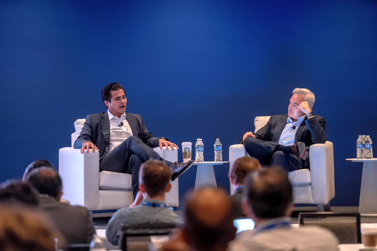 Citi's Heath Terry and Crusoe AI\u2019s Chase Lochmiller talking at Citi TMT conference