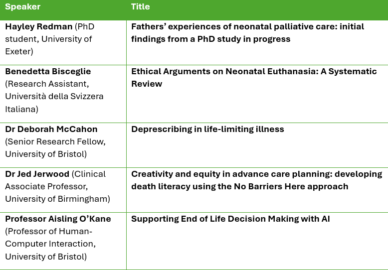 PEoLCSW's tweet photo. We have a great line up of speakers and talks for our next online PEOLC Research Network Meeting on Tues 3 Nov.  We welcome anyone with an interest in palliative or end-of-life care research from any discipline. Please register here https://t.co/vmKYXJuUNn
@Lucy_Selman @drpoco https://t.co/WB06VbAWVG