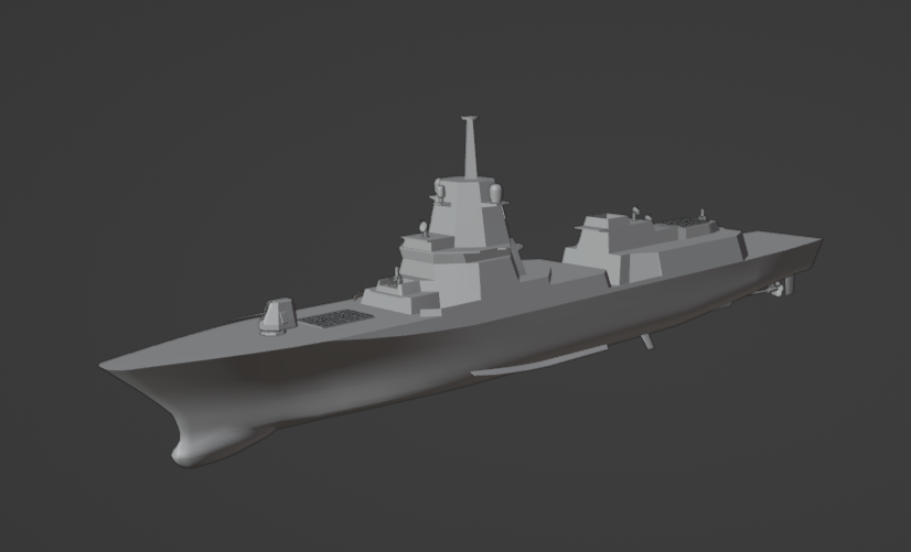 3DCG_mylife's tweet photo. [WIP1: JMSDF ASEV]

Everything is progressing faster than expected.

At the moment, I am working on it with advice from a friend who is an expert(?) in Japan’s Maritime Self-Defense Force.
@BBG17_JDSSURUGA 

#ASEV #JMSDF #WIP #Blender #B3d #Warship #Military #Japan #Navy #Naval #Vessel #Cruiser #Modern #3dassetsplease
