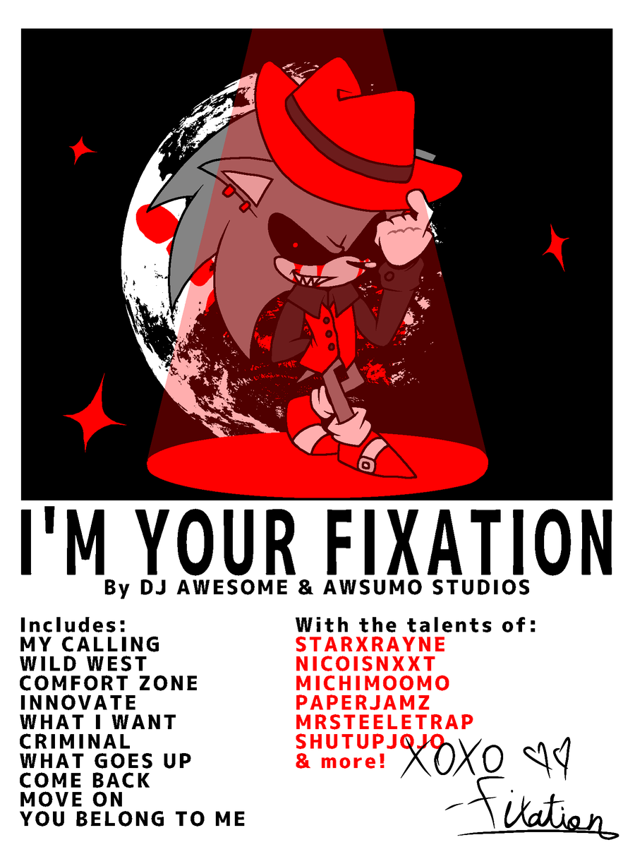 DaRealSirLou's tweet photo. I kinda love Fixation man. I like "showman" esque characters
#imyourfixation https://t.co/fNi0DiJnWG