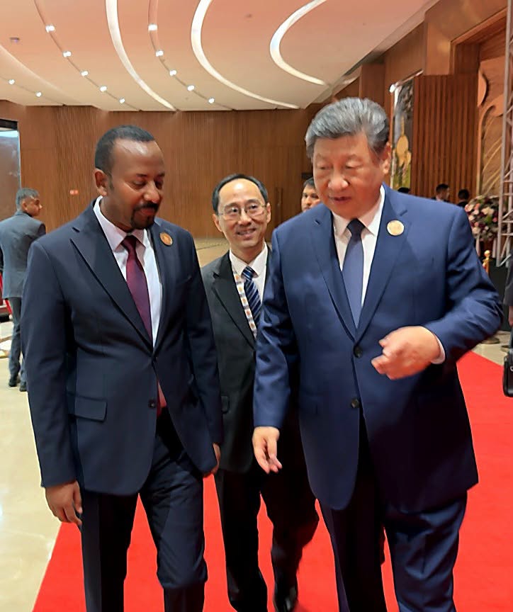 fanatelevision's tweet photo. Ethiopia’s three international priorities backed by BRICS leaders in the New Delhi Declaration as PM Abiy Ahmed returns to Addis Ababa after concluding his first official visit to India

#Ethiopia #BRICS #Diplomacy #Cooperation  

https://t.co/TfzyiNHQZn https://t.co/Ib5zNV0RCF