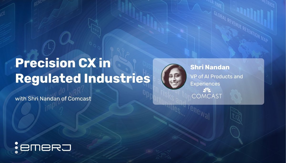 Emerj's tweet photo. 98M Americans used a bank chatbot in 2022. Yet 60% of U.S. adults are uncomfortable with healthcare providers relying on AI. Comcast’s Shri Nandan on where AI can safely operate in BFSI and healthcare — and where human intervention remains essential. @Emerj #AIinFinancialServices  https://t.co/WZWom0Sbnl