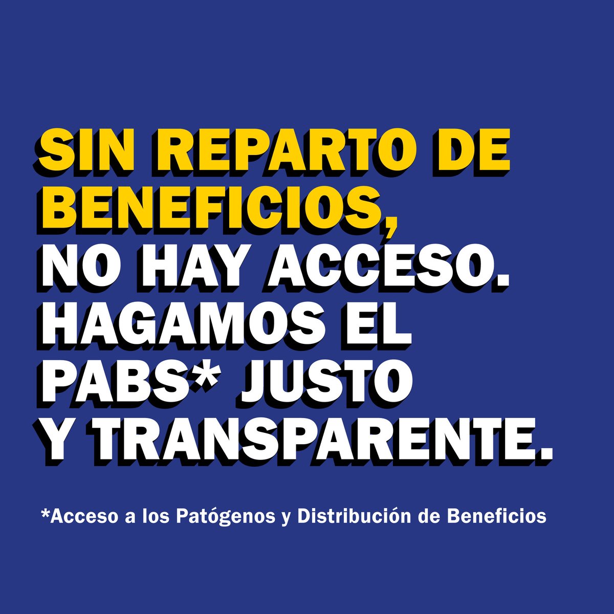 AHFLatamyCaribe's tweet photo. Acceder a datos de patógenos, usarlos para desarrollar un producto, patentar el resultado y obtener ganancias. El país que aportó el recurso no tiene ninguna garantía de acceder a los beneficios.

Eso no es cooperación científica, es extracción.
#FairPABS https://t.co/dpOukfM7h5