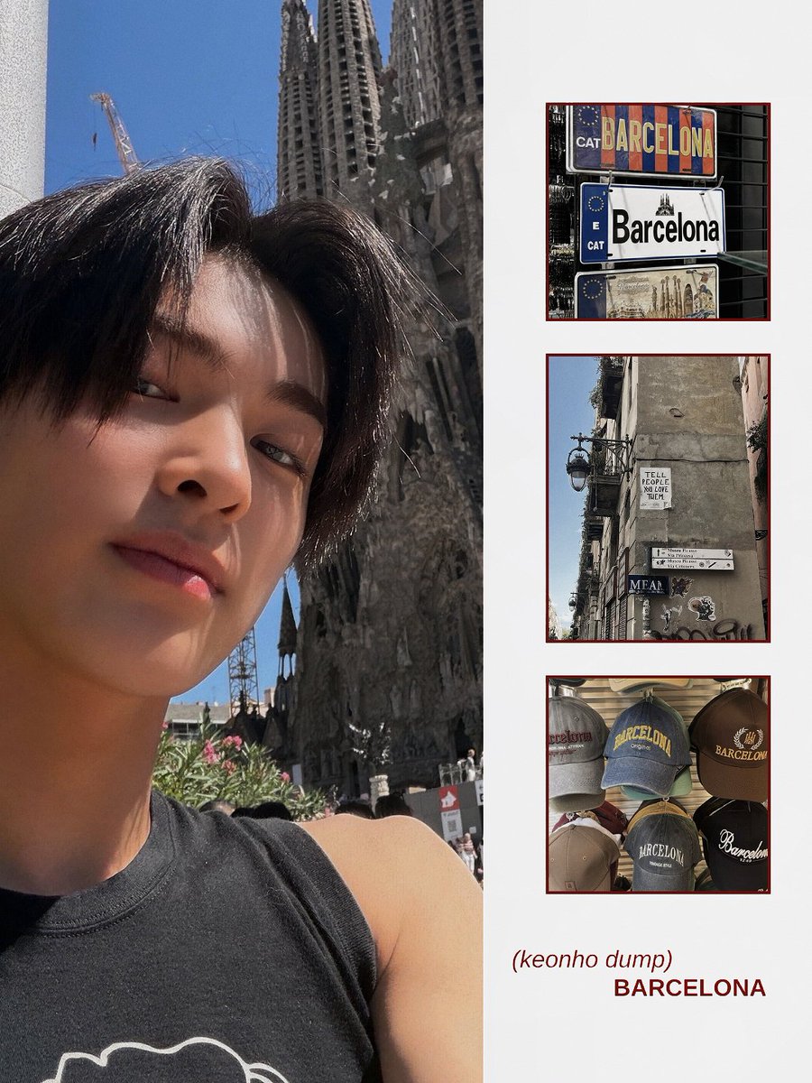 keon_hooz's tweet photo. #keonho barcelona https://t.co/eOCxIoMEMI