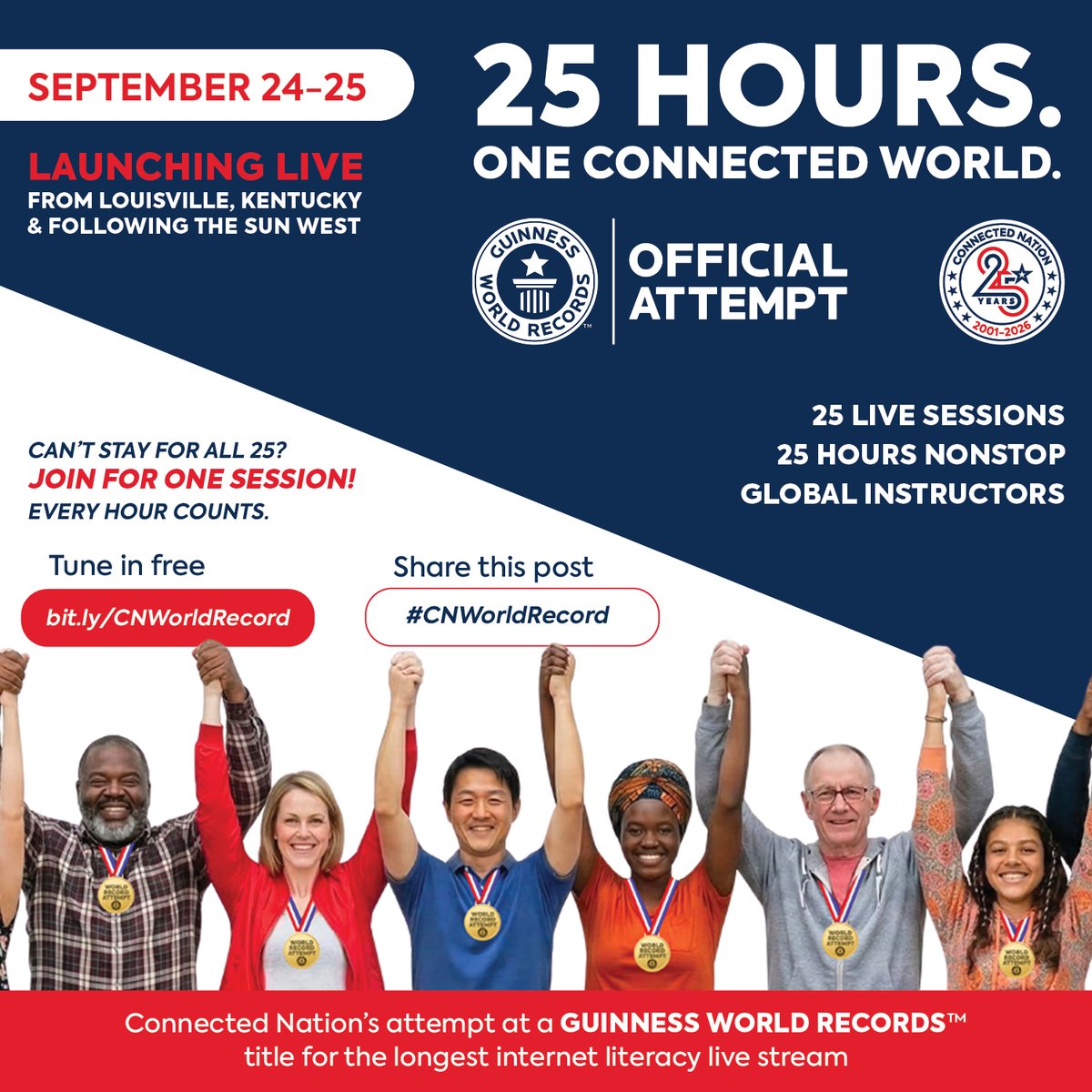 ConnectedFL's tweet photo. Ever seen a flash mob start with just one person? 💃

Before long it's a party! 👯👯

In 10 days, #ConnectedNation is doing a version of that — 25+ partners joining us to set a GUINNESS WORLD RECORDS™ title for digital skills training.

You can join us 🕺 https://t.co/bg7EdAAB4i https://t.co/XuCC7ky6Kq
