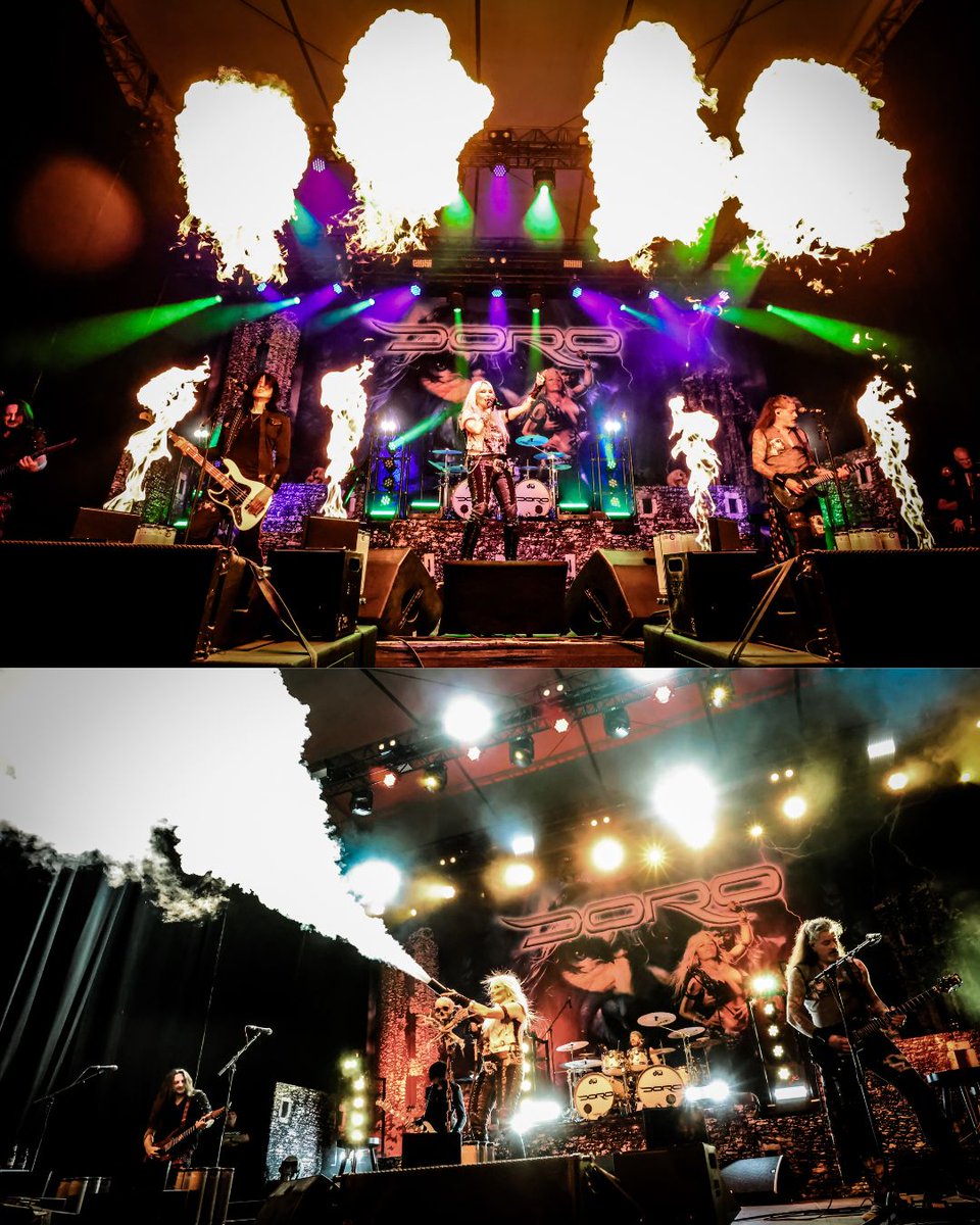 DoroOfficial's tweet photo. We had such a blast at the #FortressEhrenbreitstein. What a place to rock with you! This was so awesome! We'll do more castle shows next year! Here's a bunch of pix from our photographer #JΓΆrgSchnebele - enjoy!
π€πͺβ€οΈπ
#Love, #Doro Pesch
#doropesch
#conqueress
#warlock https://t.co/0ep4mlEKja