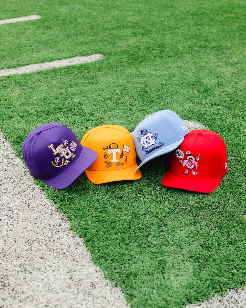 DTLRVILLA's tweet photo. Rep your favorite college with the #NewEra NCAA 9fifty A-Frame Cartoon Snapback Hat. 

Link to New Era: https://t.co/dH4RryTIo1 https://t.co/jpB7XirNsV
