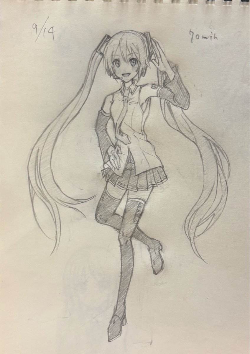 jokoueki__'s tweet photo. 腕に説得力がない💦頭も大きすぎ？アドバイス欲しいです😭
 #初音ミク https://t.co/m2bt02QO6O