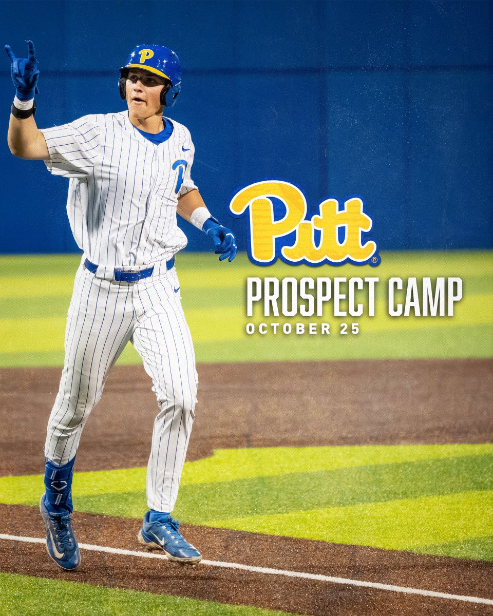 H2PBaseballCamp's tweet photo. 🚨 PITT BASEBALL PROSPECT CAMP 🚨

‼️Sunday, October 25‼️

✅ Defensive development period for all positions
✅ Full evaluation in front of Pitt staff
✅ On-field bullpens for pitchers

Spots are limited, register now 👇
https://t.co/TM78CN2tts
#H2P https://t.co/uLyCYWZAP4