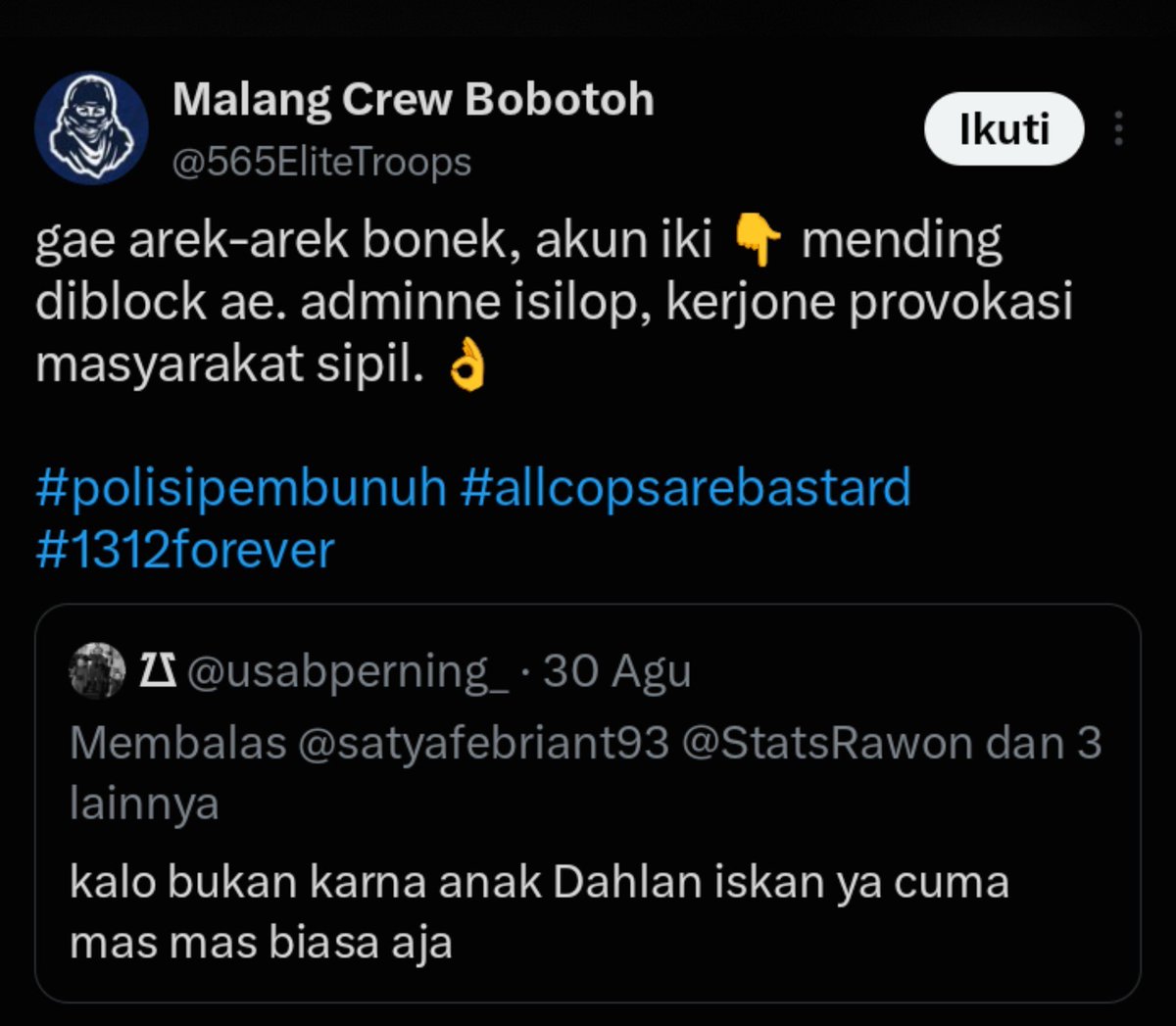 sufferinminds's tweet photo. sekedar mengingatkan aja sodaraa.... https://t.co/Uj5HebqJCU