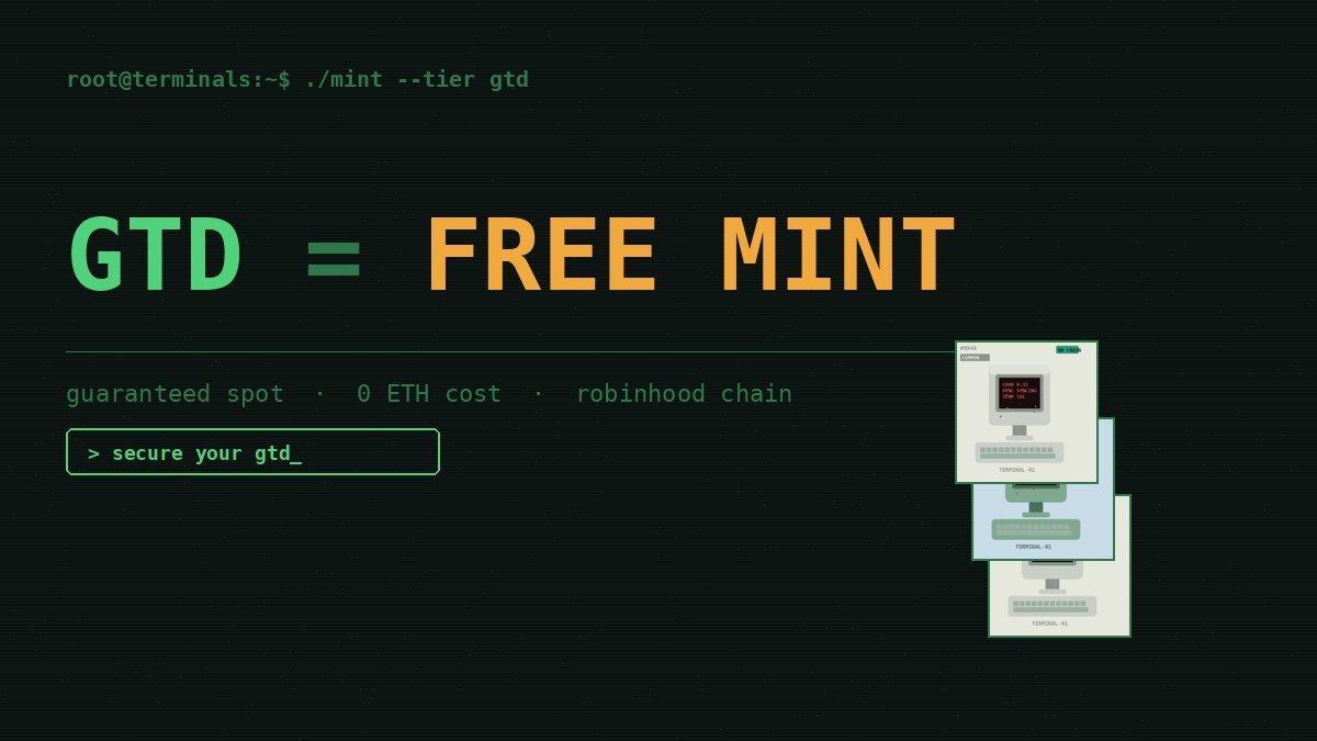 azithkumar33's tweet photo. TERMINALS NFT GIVEAWAY 1 HOUR ONLY! 🚨

I’m giving away 5 GTD spots for the @TerminalsonHood mint on Robinhood Chain 

⏳ Giveaway ends in 1 HOUR!

To enter:

❤️ Like
🔁 Repost + your wallet
👤 Follow me and @TerminalsonHood

5 winners
1 hour. Don’t miss it. 🔥 https://t.co/42qpnc4VDF