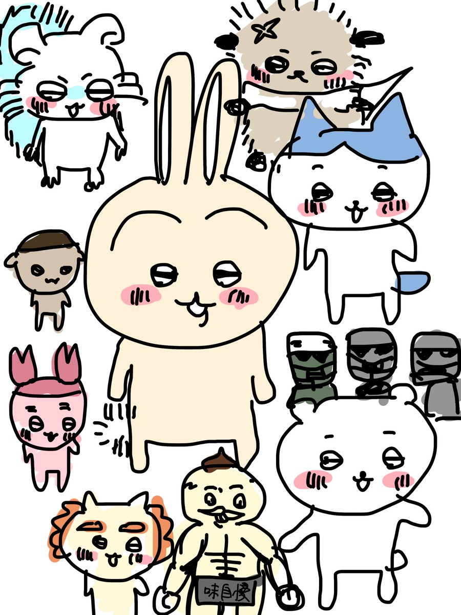 onigiririn's tweet photo. 私が描いたちいかわ怖い https://t.co/rZA1ySWkVY