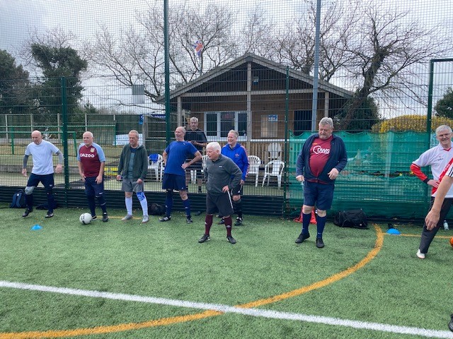 BirminghamWFC's tweet photo. Fancy getting out, meeting like minded people and improving your step count? Try walking football this Monday 14:45 +65's at @SolihullCentre £5 pay and play. Book in advance here - https://t.co/jgzx8gzIVU #solihullcouncil #MoveMoreFeelBetter #ageuksolihull #backinthegame #over70 https://t.co/JoQi4ePqi4
