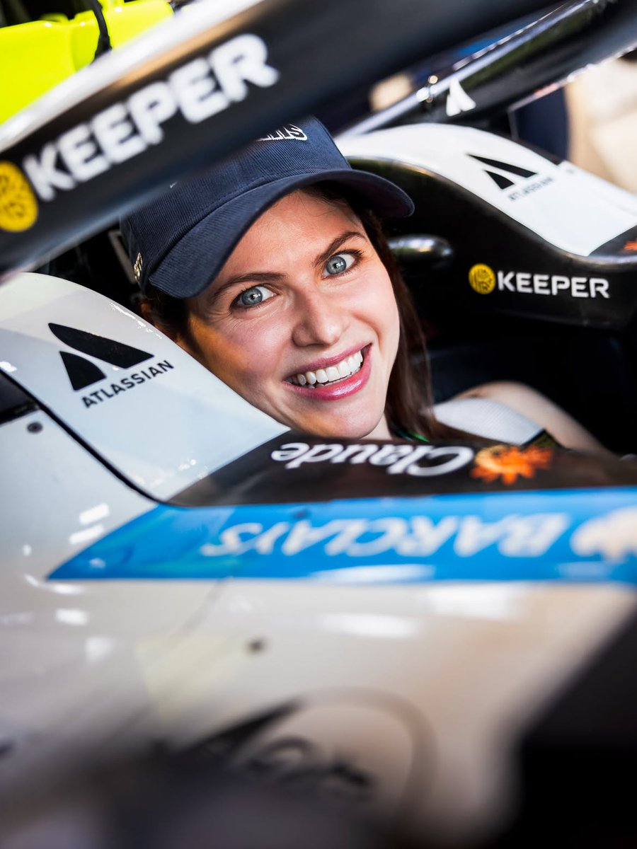 Alexandra Daddario — Williams F1 photos (Sept. 14, 2026)