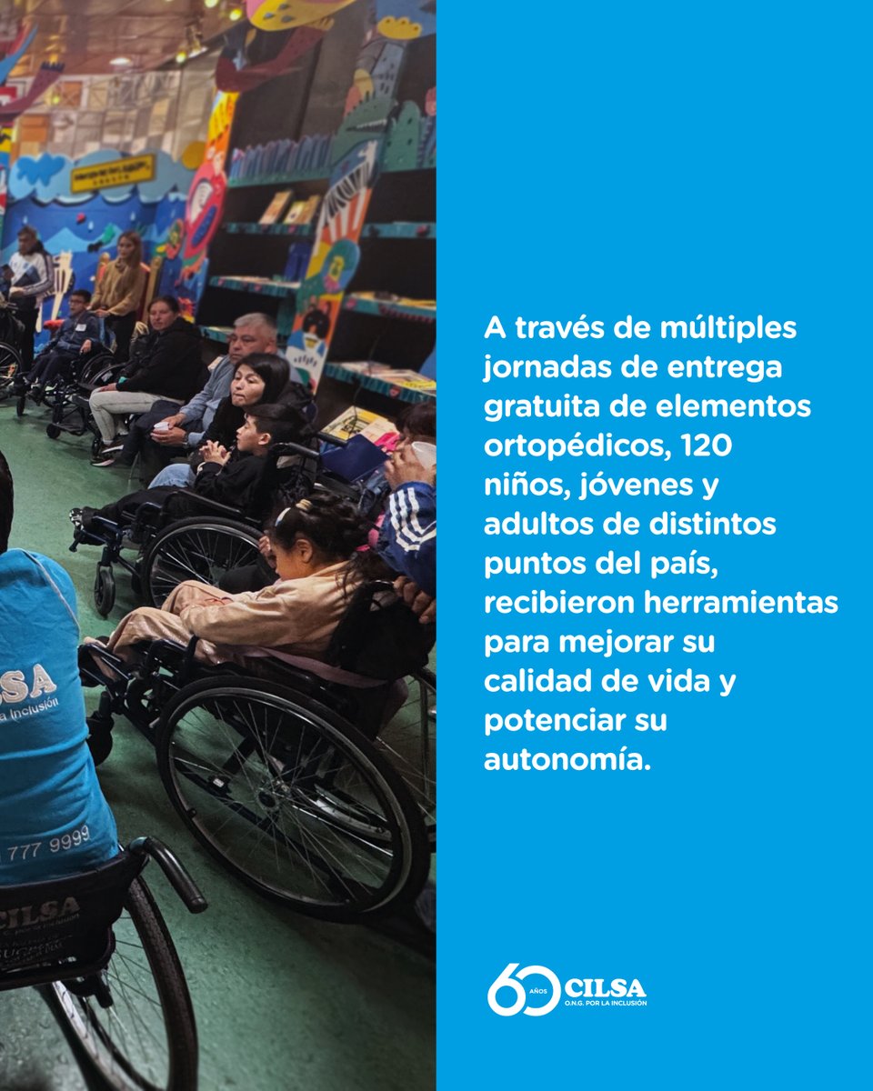 CILSAong's tweet photo. En agosto realizamos acciones solidarias, acercando nuevas posibilidades a 120 niños, niñas, jóvenes y adultos.
A través de nuestras entregas gratuita de elementos ortopédicos, brindamos apoyos a personas con discapacidad y en situación de vulnerabilidad social. https://t.co/UHdqVMkG2f