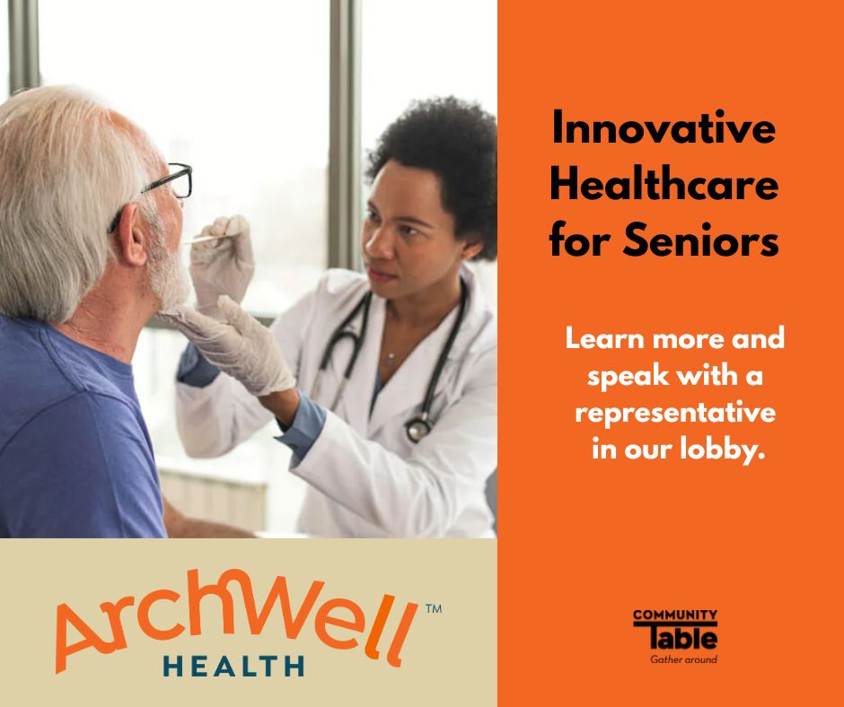 TheCoTableOrg's tweet photo. Archwell Health provides personalized healthcare for seniors, focusing on wellness, dignity, and strong relationships between patients and their care teams. Learn more and speak with a rep in our lobby on Sep. 16: 9-11 a.m., and Sep. 18: 10:30 a.m.-2 p.m. https://t.co/z3e4JnbQJg. https://t.co/4wwHjRPDPI