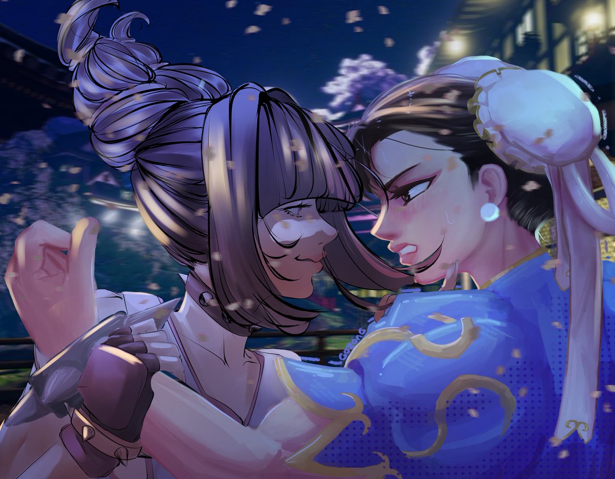 jaywell04's tweet photo. Chun-li X Juri Han art Collab https://t.co/JF312v5bEk