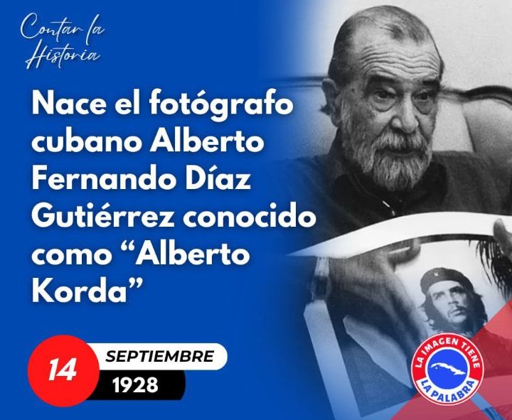 FocSanto's tweet photo. El 14 de septiembre de 1928 Nace el fotógrafo Alberto Korda. #CubaViveEnSuHistoria #CubaMined #DMESantoDomingoVC https://t.co/GmC952FSkr