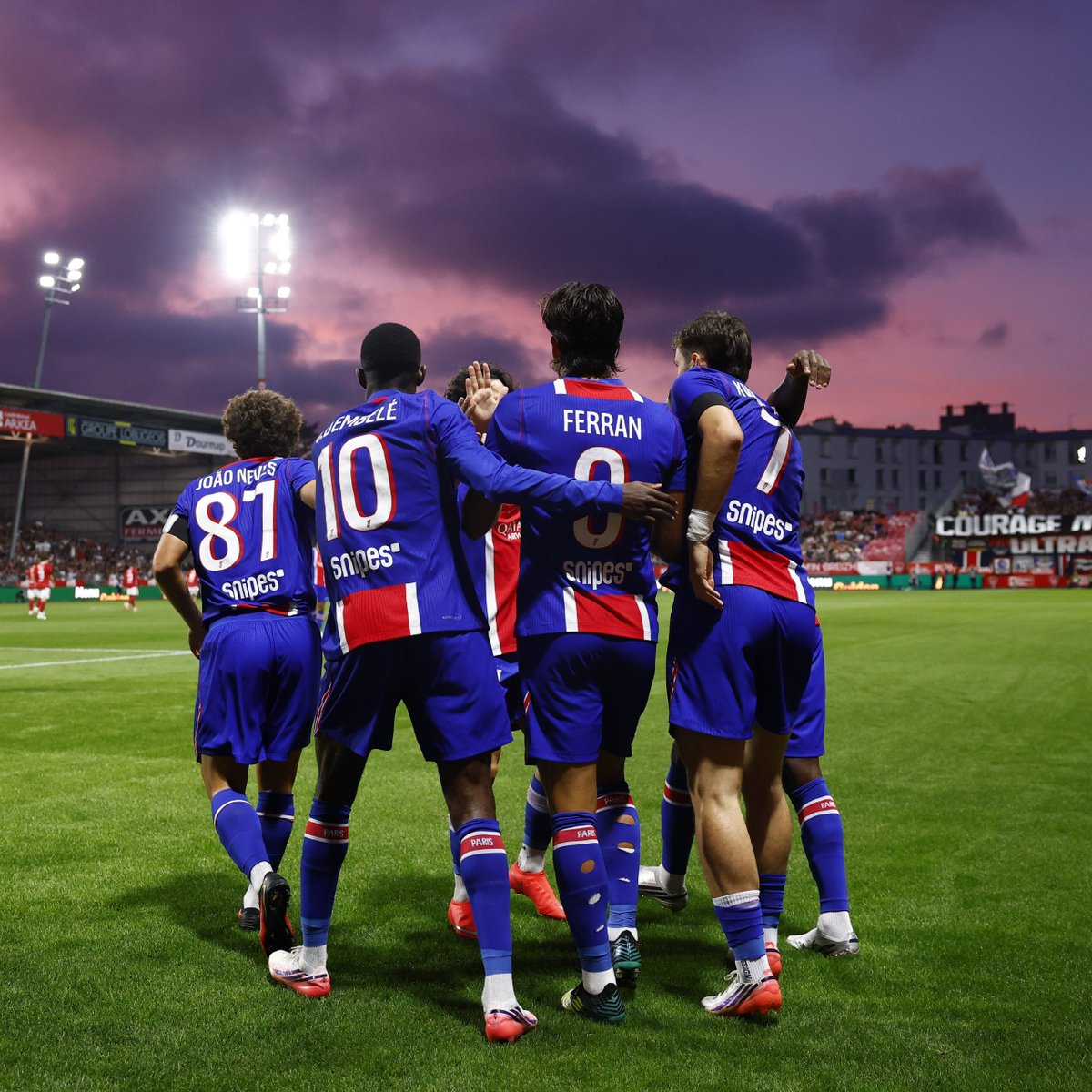 guiltframe's tweet photo. Another great game with the lads at Stade Francis-Le Blé against Brest. Scored early on and we fought hard all the way to the final whistle. Such a solid sunday night away match and a back-to-back performances. https://t.co/ytIBMOX0Fa