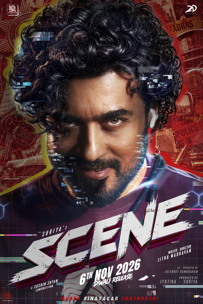 SceneTheMovie's tweet photo. "En moonja nalla paathuka" ⭐ ! 

THE ONE as Stylish Cop entry on diwali 🧨🔥 

#Scene https://t.co/ZULF9sGuqq