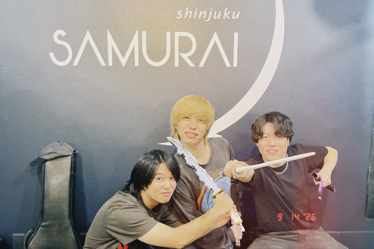 oneda__1's tweet photo. 2026.9.14 新宿SAMURAI
「切磋琢磨」
⁡
ありがとうございました！
⁡
セットリスト⬇️
1.FORCE
2.セカンドユース!!
3.ADVANCE
4.チューイング
5.エンドロール
6.飾らない日々
7.MINE
⁡
NEXT➯➱➩10.9 吉祥寺PlanetK
⁡
ご来場お待ちしております！ https://t.co/YNp67VqLj3