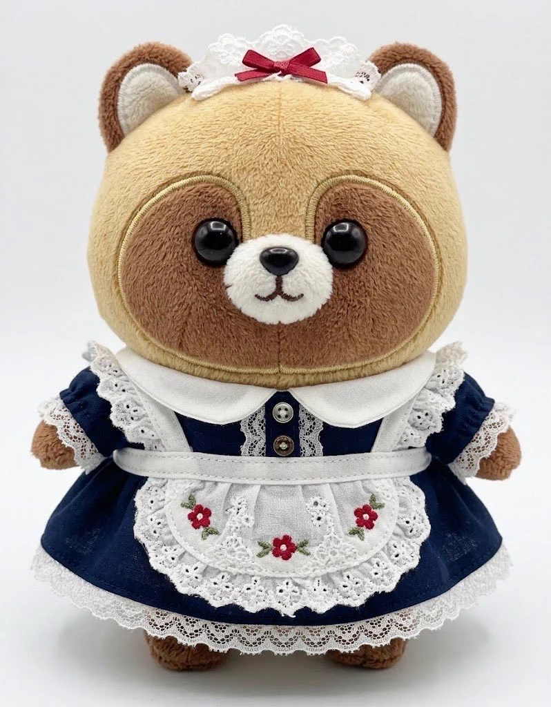 海外作家様　ぬいぐるみ　テディベア　アートドール　たぬき Mofuyama works | Art plush & illustrations on X: 