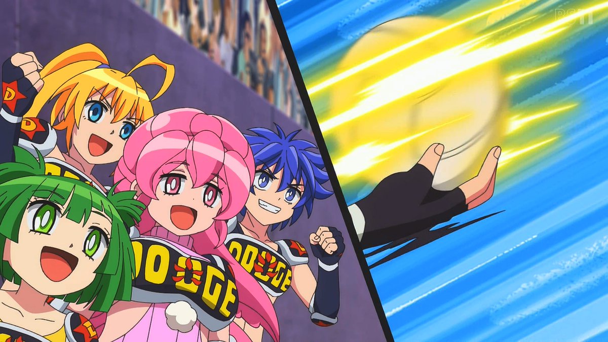 炎の闘球女 ドッジ弾子 第11話 ツイート画像 1