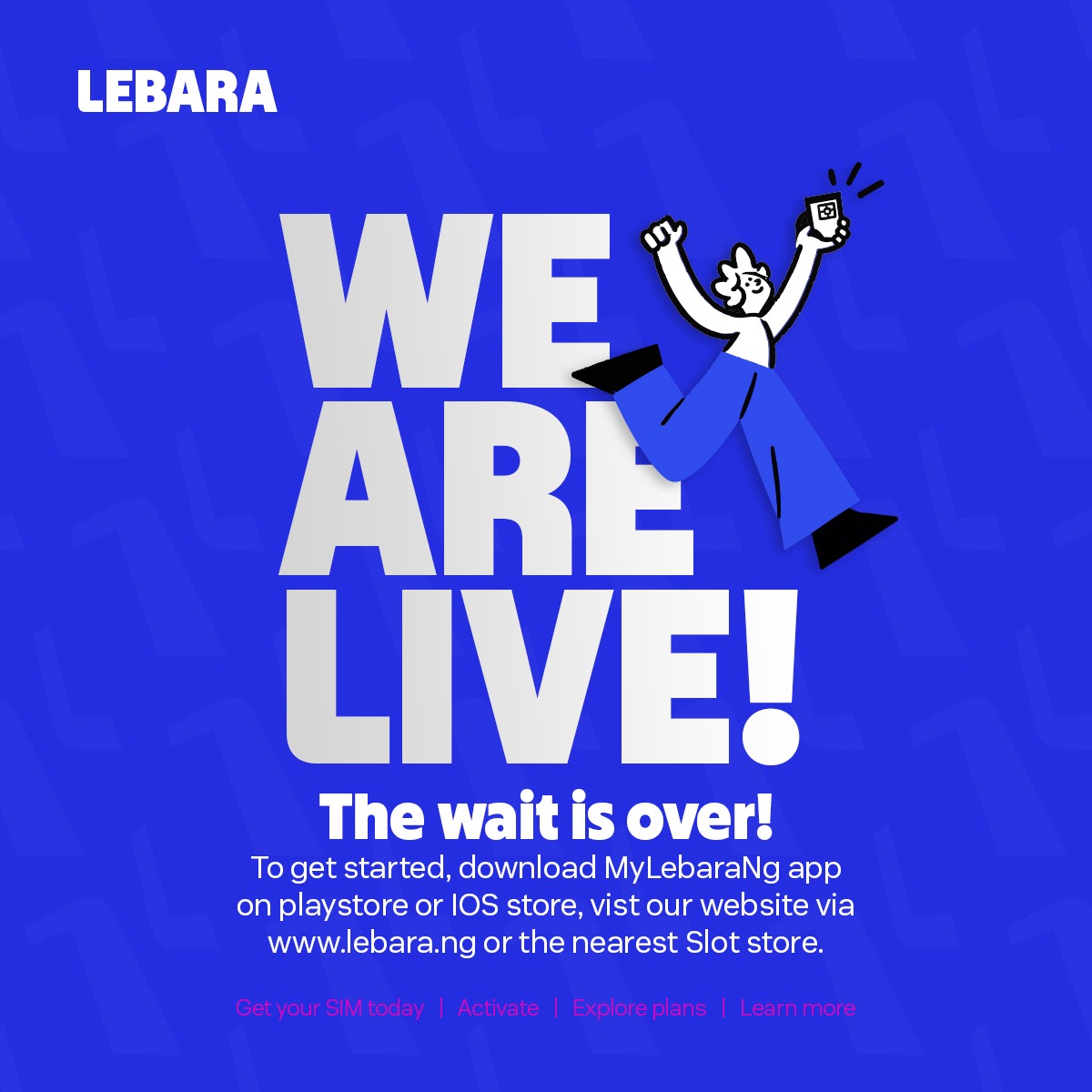 BusinessDayNg's tweet photo. Sponsored: Lebara Nigeria Goes Live: Nigeria's First Self-Onboarding Telecom Network Now Open Nationwide.
#LebaraIsLive #LebaraNigeria #TheWaitIsOver #TheNetworkForSabiPeople https://t.co/UuppIIKEBS