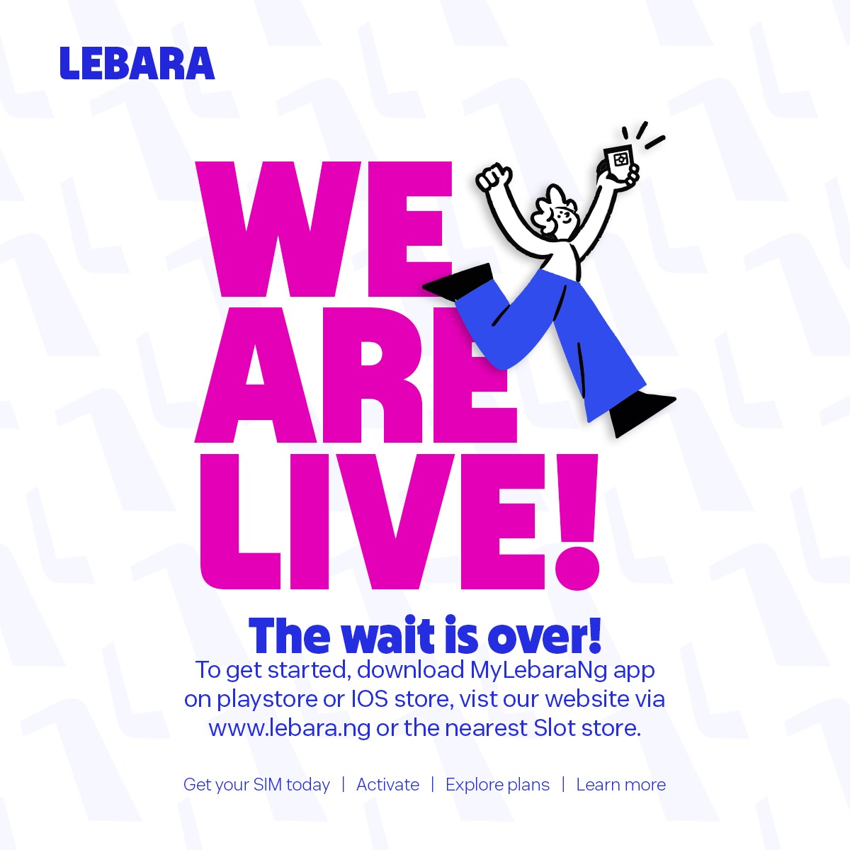 BusinessDayNg's tweet photo. Sponsored: Lebara Nigeria Goes Live: Nigeria's First Self-Onboarding Telecom Network Now Open Nationwide.
#LebaraIsLive #LebaraNigeria #TheWaitIsOver #TheNetworkForSabiPeople https://t.co/UuppIIKEBS