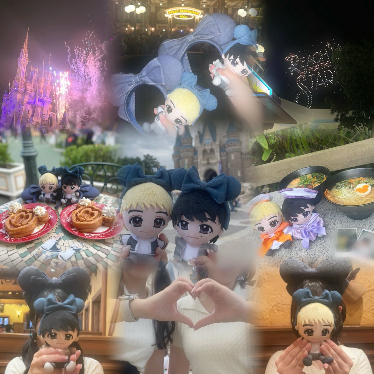 TO_sa1030's tweet photo. 夢だったぬいと一緒のディズニー🪄🧵
わこがぬい用カチューシャをつくってくれて(大天才✨)、ぬい達とお揃いカチューシャだった😻
いつも夢を叶えてくれてありがとう^ᴗ̥̥  ̫ ᴗ̥^

#おにラブ https://t.co/txxZOhAfMf
