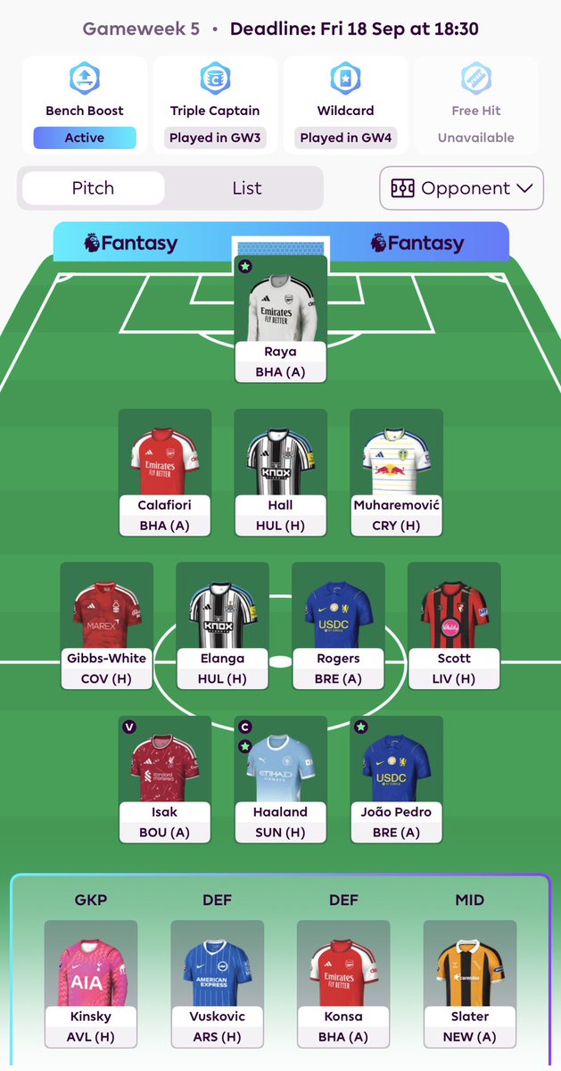 kakspool's tweet photo. @AIFPLManager Can you give me a provisional GW5 rating? https://t.co/huAZ6M8QOK