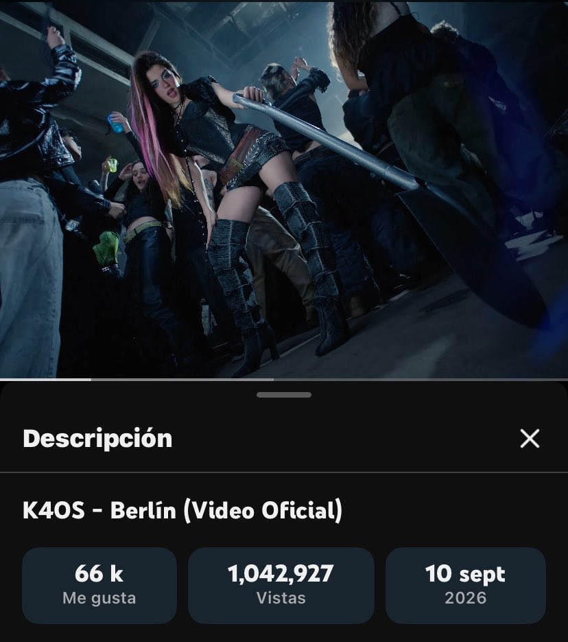 ffranbitzer's tweet photo. SE LLEGÓ AL MILLÓN 😭ahora vamos x mas  #k4os https://t.co/bwAwq4iGWA