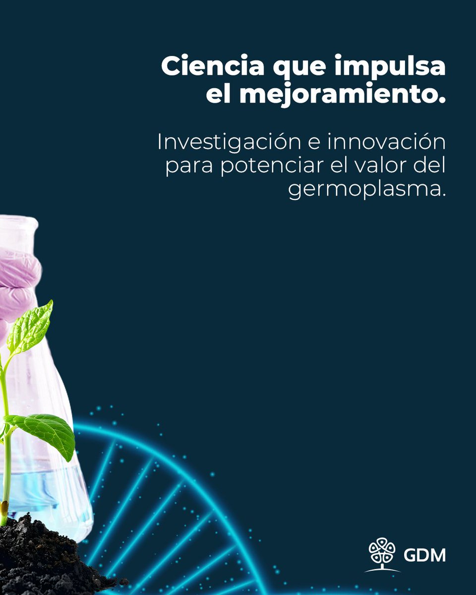 GDMSeeds's tweet photo. En GDM integramos ciencia, tecnología, talento y una mirada global para potenciar la ganancia genética.
Porque lo que nos diferencia no es un solo logro. Es la forma en la que investigamos, innovamos y evolucionamos junto a la agricultura. 🌱 https://t.co/DBFuo0Dx7L