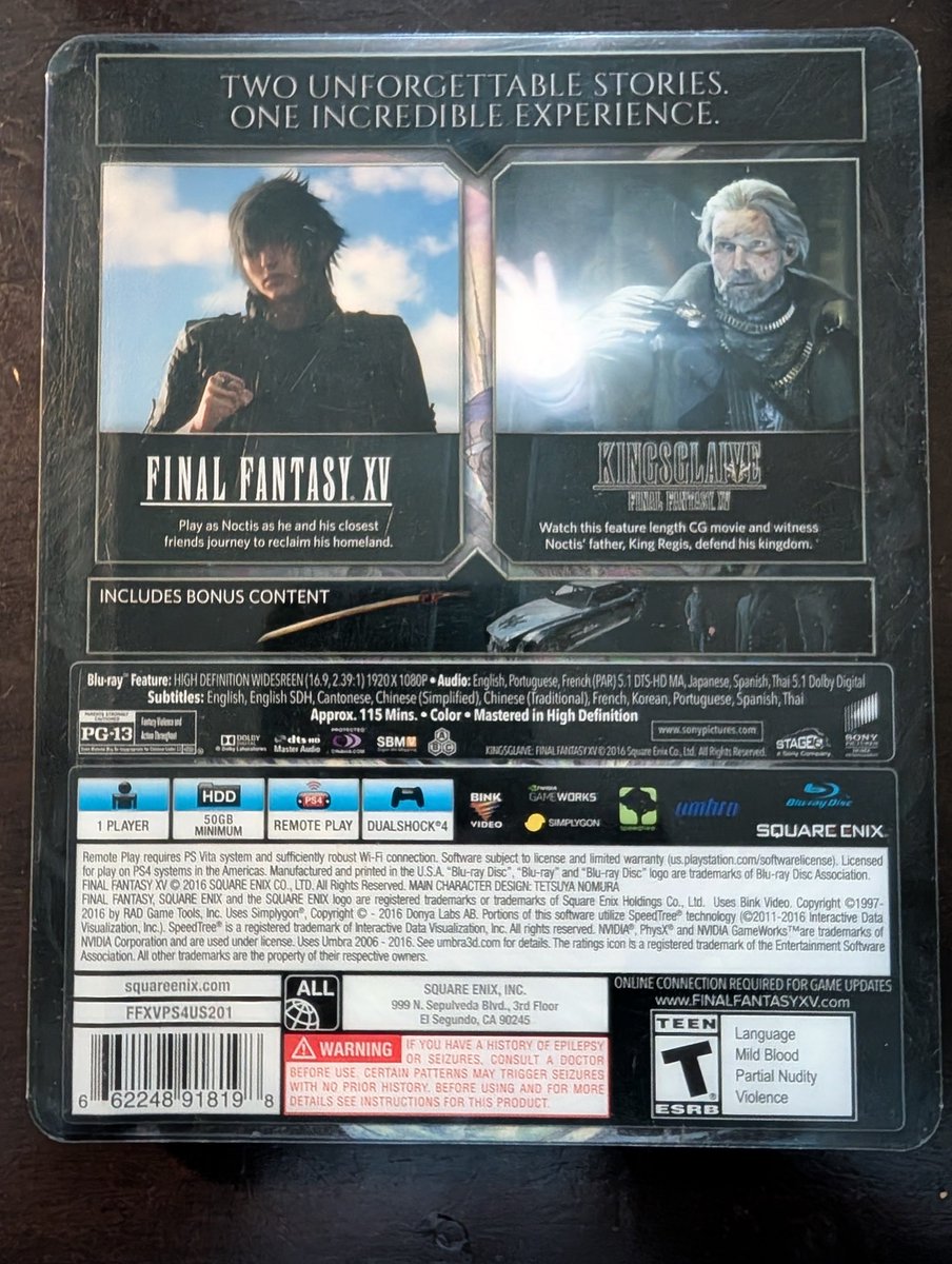 EngageVR's tweet photo. @blauereiter Once FF Advent Children came out, lighting, texturing and advanced 3d model became available with hardware, it was years later we got to see Real Time rendering, @blauereiter check out FF XV There is KingsClaive movie https://t.co/u1BTQ9xrBW