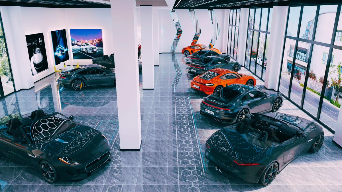 Arch_Studio4556's tweet photo. Bring your car showroom vision to life with stunning 3D interior design! I create modern, realistic showroom spaces that showcase your vehicles in style. DM me to get started! 

#3DDesign #CarShowroom #InteriorDesign #3DVisualization #ArchitecturalDesign https://t.co/Ip5F91j81x