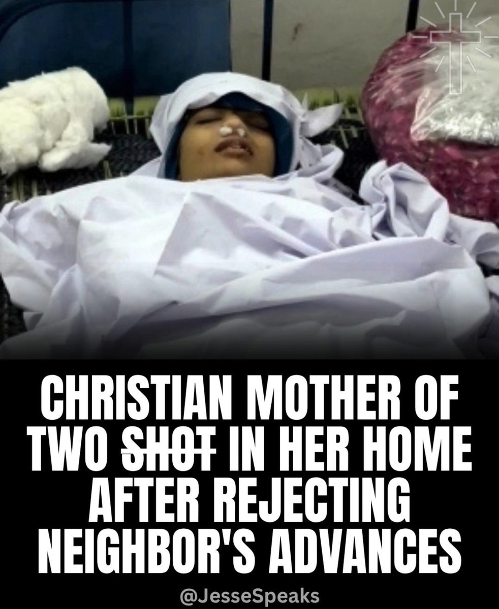 DistantDiaspora's tweet photo. PAKISTANI CHRISTIAN MOM KILLED IN HER OWN HOME  SUSPECT WALKS OUT ON BAIL.

Pakistan Christian persecution is back in the headlines after 21-year-old Saba Mehboob, a Christian mother of two, was shot dead inside her family’s home in Rawalpindi.

Her family says a Muslim neighbor, Adnan Butt, had been harassing her for months. 

She rejected his advances  twice slapping him away when he blocked her path at the market.

On the night of September 3, they say he walked in with a pistol, accused her of dishonoring him, and shot her in the forehead in front of her 16-year-old stepbrother.

 The boy was then dragged out on a motorcycle and held for roughly 21 hours while men threatened to kill him if he told police the truth.

A case has been registered  but the accused has already obtained pre-arrest bail, and Saba’s family says police pressured her teenage stepbrother to take the blame instead.

 Her two little girls are now without their mother.

Please pray for this family and our little sisters who are now without their mama 💔✝️🙏

Pakistan ranks eighth on the 2026 World Watch List. 

#SabaMehboob #PakistanChristians #Rawalpindi #EndChristianPersecution

Sources:
Christian Daily International / Morning Star News — https://t.co/kvb7zGRtub

@ JesseSpeaks on Instagram 🤍