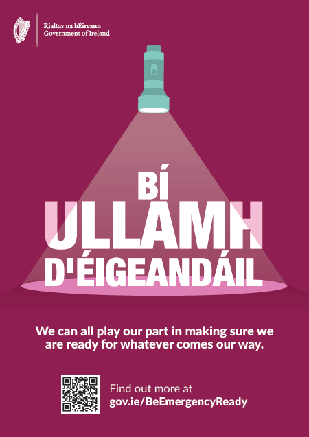 westmeathcoco's tweet photo. Beidh an fhaisnéis ullmhachta phraiticiúil san fheachtas Bí Ullamh d'Éigeandáil ina cuidiú ag daoine aonair, ag teaghlaigh agus ag pobail a bheith ullamh le haghaidh cásanna cur isteach agus éigeandála.

Tuilleadh eolais: https://t.co/yCqeK8GOQI
#BeEmergencyReady https://t.co/urdg4lr5yb