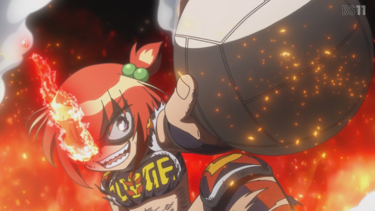 炎の闘球女 ドッジ弾子 第11話 ツイート画像 1