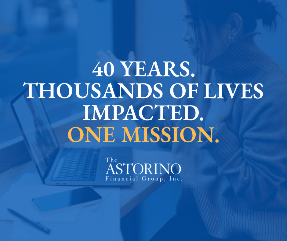 AstorinoGroup's tweet photo. For four decades, we've helped individuals and families navigate life's financial milestones with confidence. We're grateful for the trust our clients have placed in us and look forward to serving future generations. #AstorinoFinancialGroup https://t.co/YS9J2yjzyd