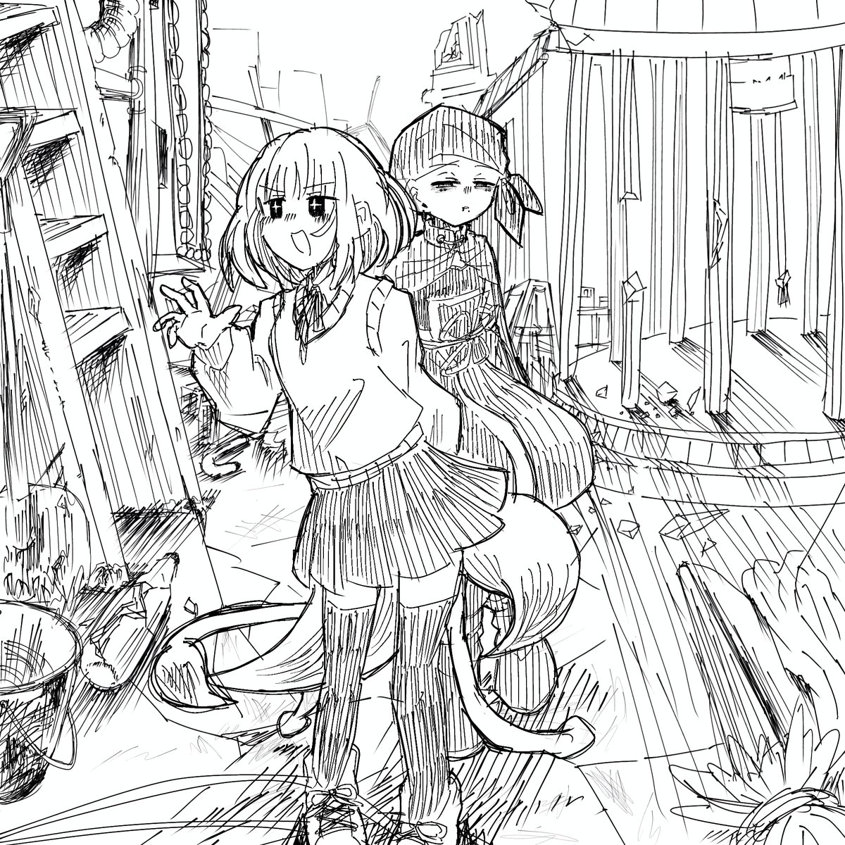 tomatarou1234's tweet photo. ＃OC 
終末世界探索 https://t.co/JdoESPVVPd