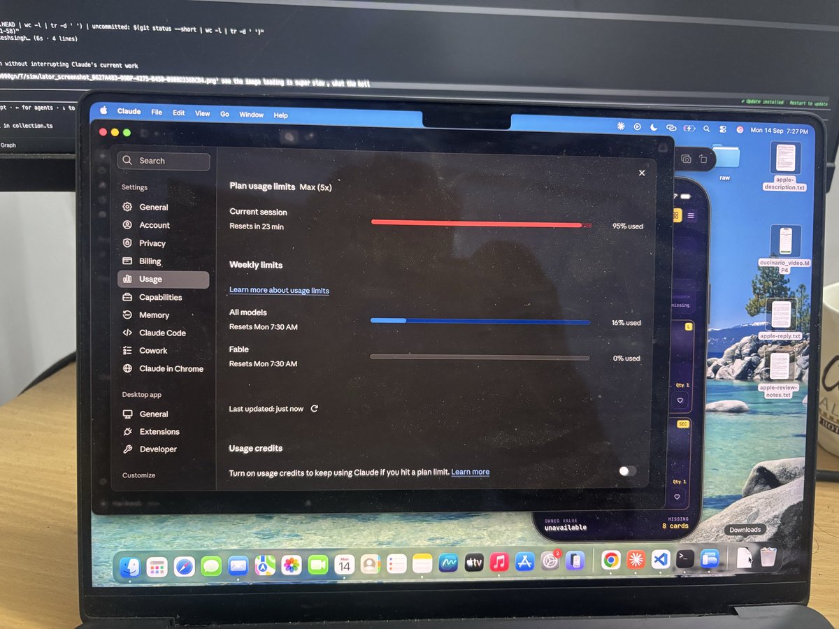 harikesh_dev's tweet photo. Gave Claude some work, then went out to play football.

Came back three hours later and it had shipped a ton.

Wild times we’re living in 🔥 https://t.co/RRgD3pjefi