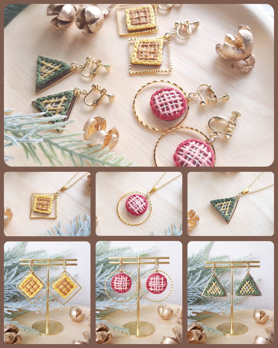 petitpetit1985's tweet photo. 《みんなでシェア☆企画展vol.176》

🧵手刺繍アクセサリー雑貨屋petit petit....(ﾌﾟﾁﾌﾟﾁ)です✨
【ときめきと癒し】をコンセプトにお客様の暮らしに寄り添う手刺繍アクセサリー・刺繍画をお届けします🌸

🎪10/8.9 #あさひかわ手づくり作���展 vol.31

❣️Thanks❣️ 
@Lupopo_cafe 様 https://t.co/XxgSNoAYLM