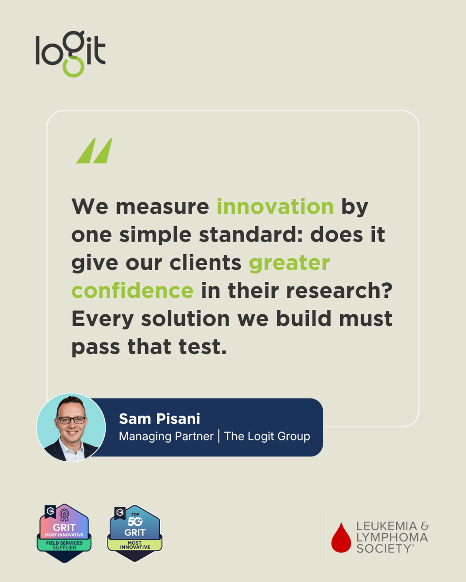 LogitGroup's tweet photo. Innovation starts with people who understand research and know where it can be better. Support Logit in the 2026 GRIT Survey. Every mention = $25 donated to The Leukemia &amp; Lymphoma Society of Canada.

https://t.co/siQHmFU6Pe

#GRIT2026 #TheLogitGroup https://t.co/kXyOTb4LOi