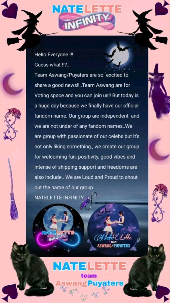 natelette4love's tweet photo. Hi Guys,
                So this is it,I'm proudly
Introduce our fandom NATELETTE
INFINITY. This is a happy space and good vibes and full of love and respects.😊
Just dm @impostorfc guys.
See you around.🥰
Keep safe always everyone https://t.co/Egayo44dXc