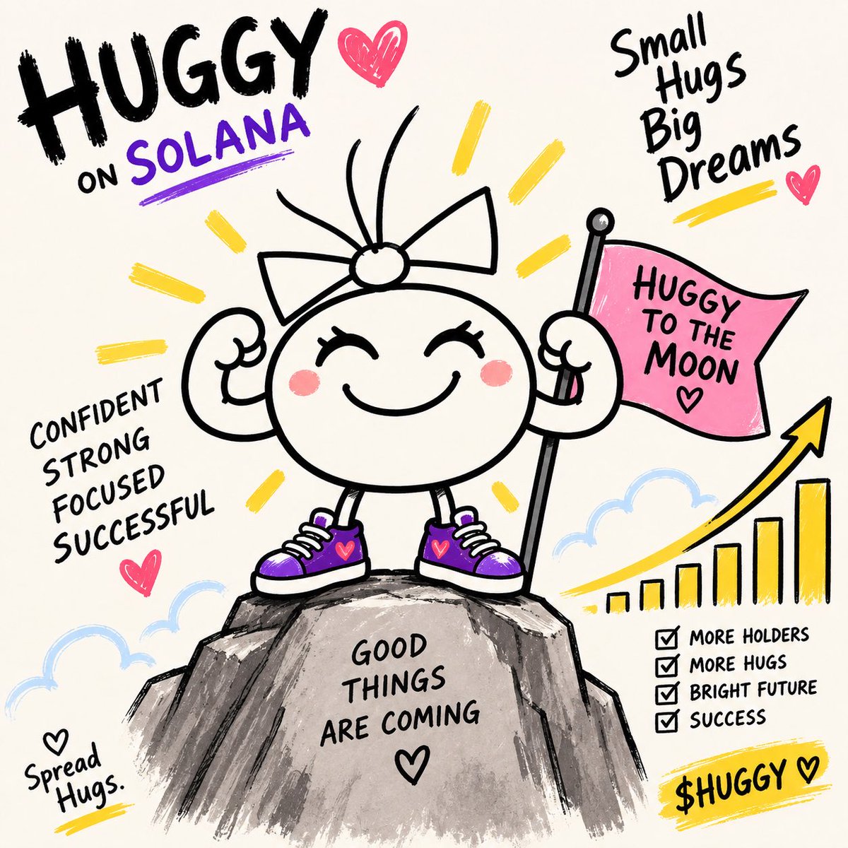 CocciCreator's tweet photo. Strong. Confident. Focused. ❤️
$HUGGY will grow organically, at its own pace.
No pressure. No shortcuts. Just Huggy.
💬 Telegram:
Join the Huggy community⁠
https://t.co/wTFSIESjKP
CA: 2ty55jv3ySqbkcPA9xCz8gMxVkvFY4fuKuvSdvJApump

Spread Hugs. ❤️ $HUGGY https://t.co/AcC87xidhu