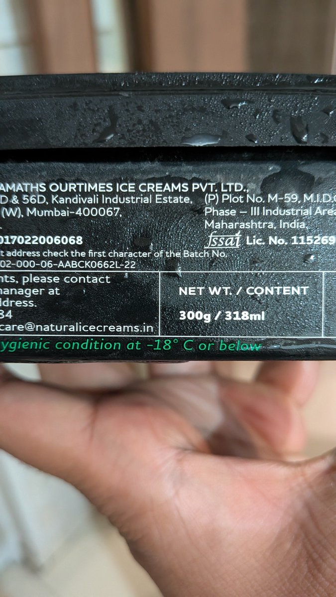 AsliMODI's tweet photo. @SwiggyCares 300 gram pack of Mango Ice cream received instead of 500 Gram as ordered. https://t.co/zIOnowexSt